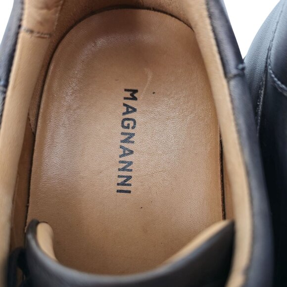 Magnanni Spain Patina Gray Leather Fashion Sneakers Mens 9M Casual Dress Shoes - Picture 12 of 13